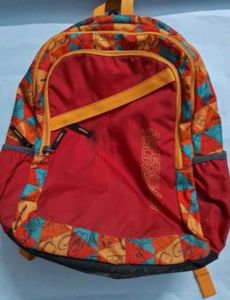 Travel Backpack Red and Blue