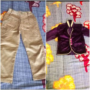 It's New Brand Velvet Ka Koat Pant 2/4 Year Boy