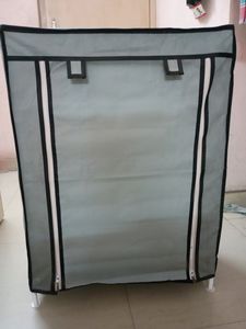 4 Shelf Closet Wardrobe With Hanging Organiser