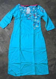Soft Blue Kurti For Women