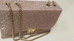 Sparkling Silver Clutch