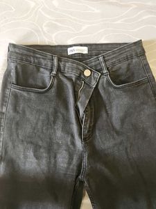 Zara Gray Denim Jeans