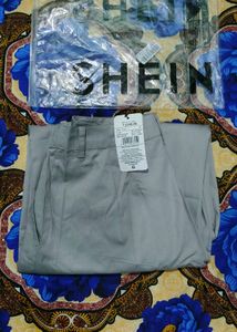 Brand New Shein Pure Cotton Grey Cuffed Track Pant