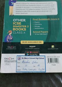 Icse Class 10 Guiide Book