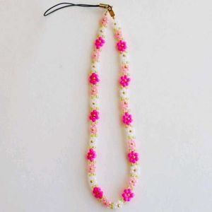 Daisy Bead Phone Charm
