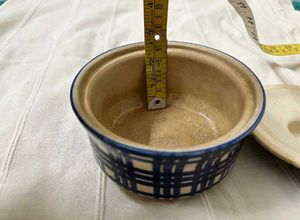 Blue &amp; White Ceramic Dish