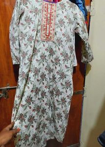 Floral Print Kurta Set