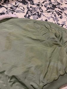 ZARA Olive Green Bomber Jacket