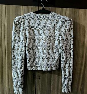 Elegant Lace Long Sleeve Top