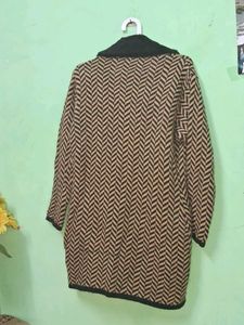 Pink Rose Chevron Sweater