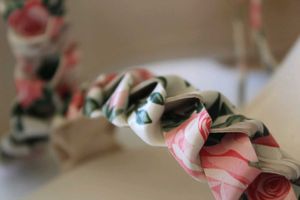 Cute Floral Ankle Strap Heels