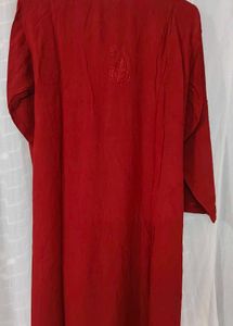 Maroon Lucknowi Kurti