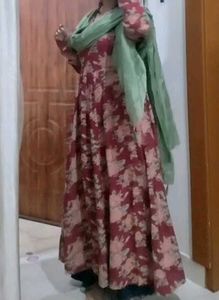 SALE ‼️ 50 % OFF ‼️ Cotton Full Sleeves Anarkali