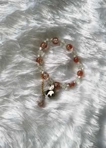 Beaded Panda Charm Bracelet
