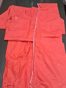 Embroidery Pure Cotton Kurti Sets