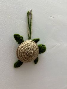 Mini Turtle Crochet Bag Charm