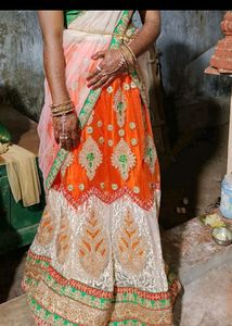 Orenge And Merin Beautiful Lehenga Choli