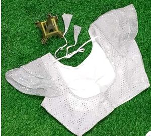 Silver Sequin Blouse