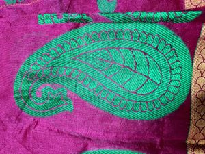 Cotton Silk Pink Sareee