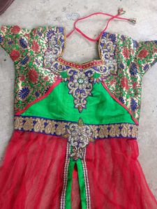 Dress with long fish cut skirt