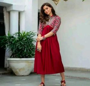 Maroon Kurti