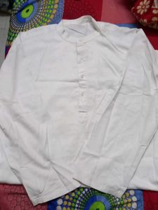 White Long Kurta Used one