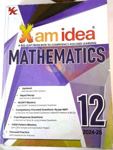 Xam Idea Maths Class 12 2024-25 Version