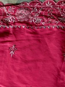 Y2K Beaded Kurta Set With Dupatta