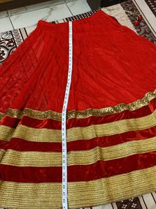 Red &amp; Cream Lehnga