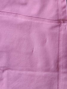 Beautiful Pink Lycra Blouse For Women
