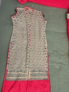 Hot Pink &amp; Gold Indian Outfit