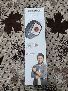 Black Smart Watch with Metal Band