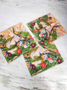 Peacock Print Big Cushion Covers