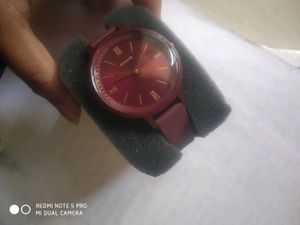 ❤️ Sonata women&#39;s Maroon Dial Watch ⌚✨