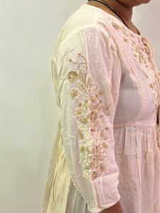 Embroidered Mini Dress