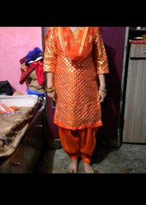 Semi Patiyala 3 Pic Suit