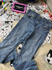 Zara Light Wash Denim Jeans