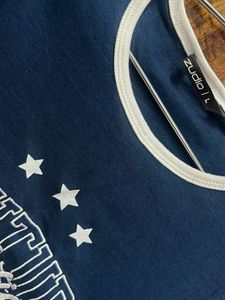 Blue Attitude Graphic Tee