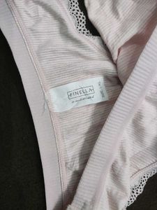 White Lace Trim Briefs 🔥