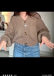 Cable Kint Cardigan