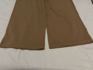 Brown Wide-Leg Trousers