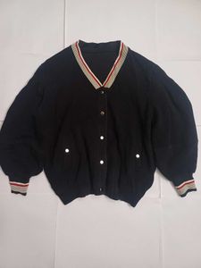 ⚫️Stylish Black Cardigan (L 24 B 21 )