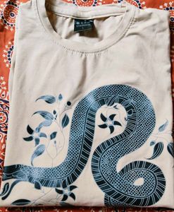Graphic Snake Print T-Shirt