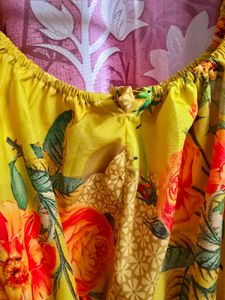 Mustard Yellow Tired Dress