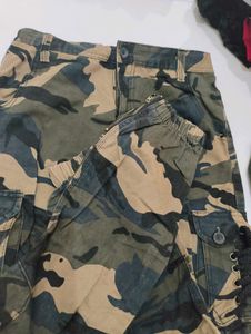 Camouflage or army cargo pants