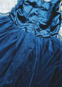 peacock blue Party Dress
