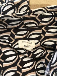 Patterned Short Sleeve Button Down