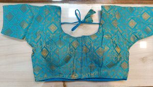 Blue Banarasi Blouse