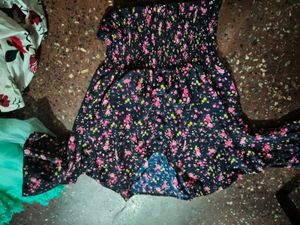 Red Sleeveless Top combo three