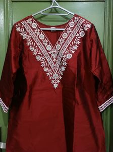 Maroon Kurti